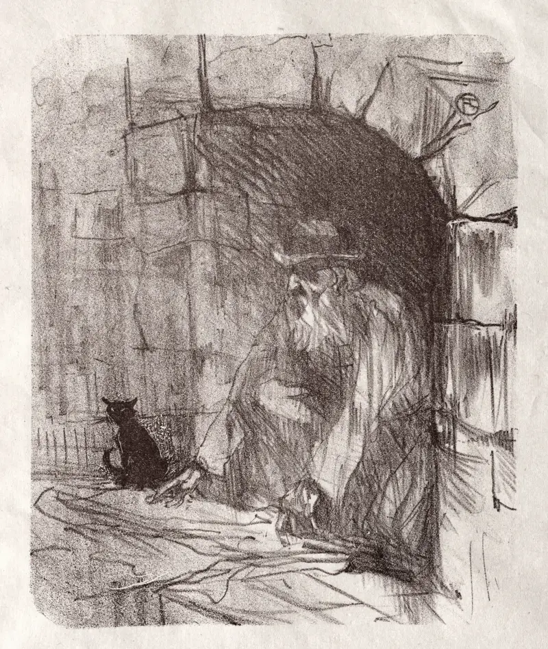 Vid foten av Sinai: En bakbutik i Krakow av Henri de Toulouse-Lautrec