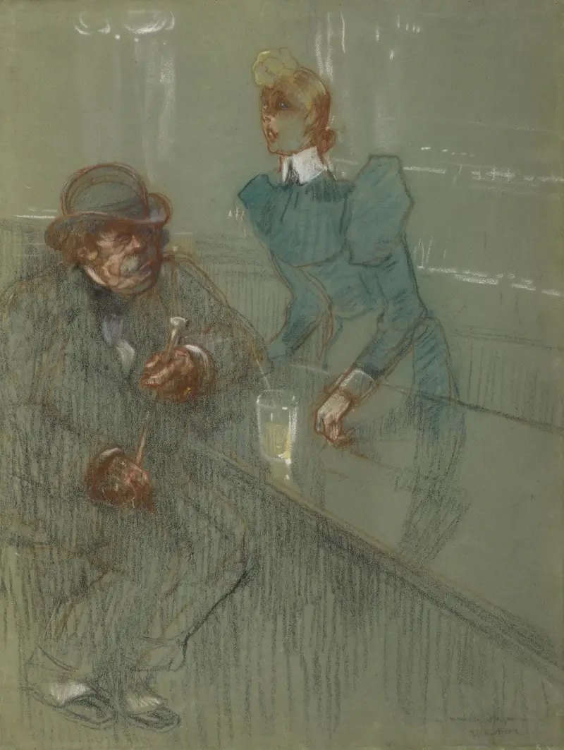 Bardame von Henri de Toulouse-Lautrec