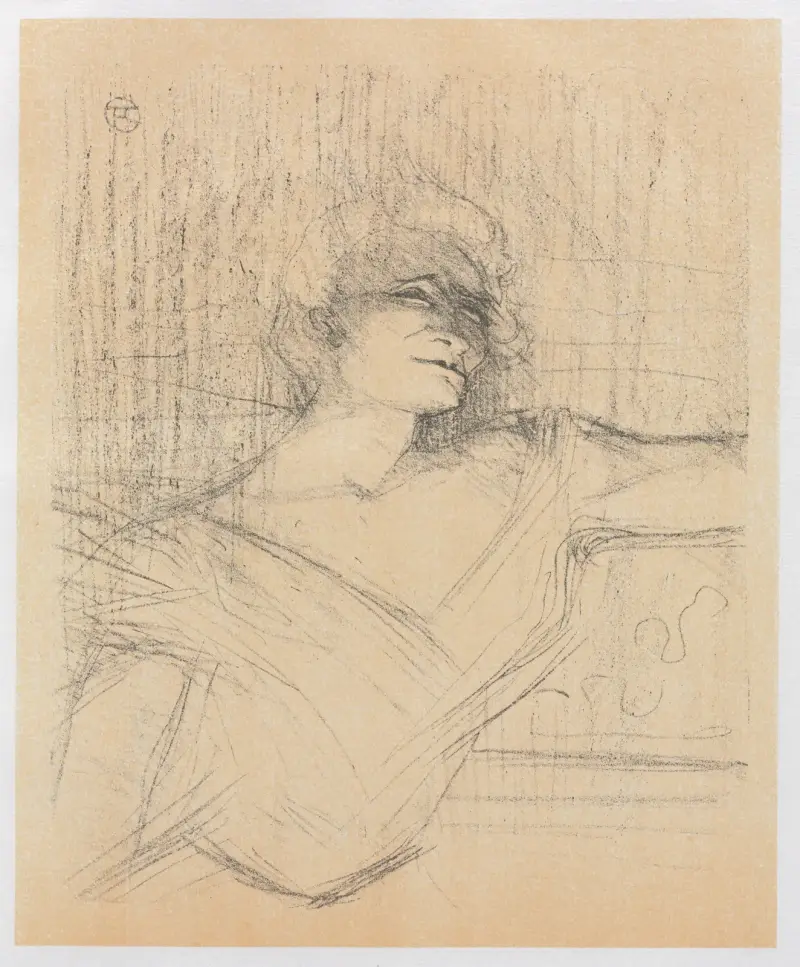 Dans la glu av Henri de Toulouse-Lautrec