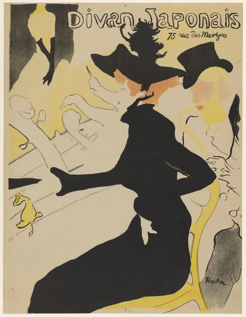 Divan japonais, 75 rue des Martyrs Ed av Henri de Toulouse-Lautrec
