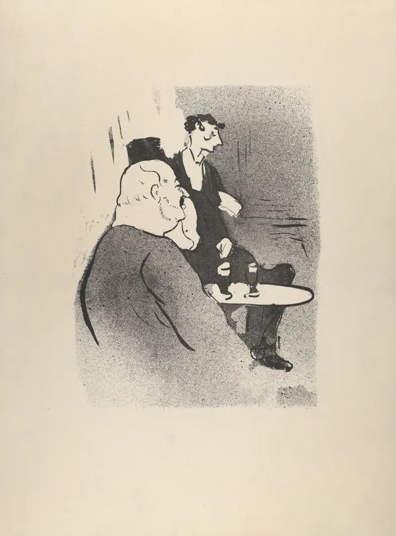 Ducarre at Les Ambassadeurs av Henri de Toulouse-Lautrec