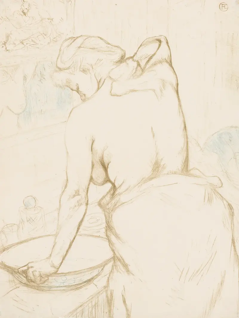 Elles: The Toilet av Henri de Toulouse-Lautrec
