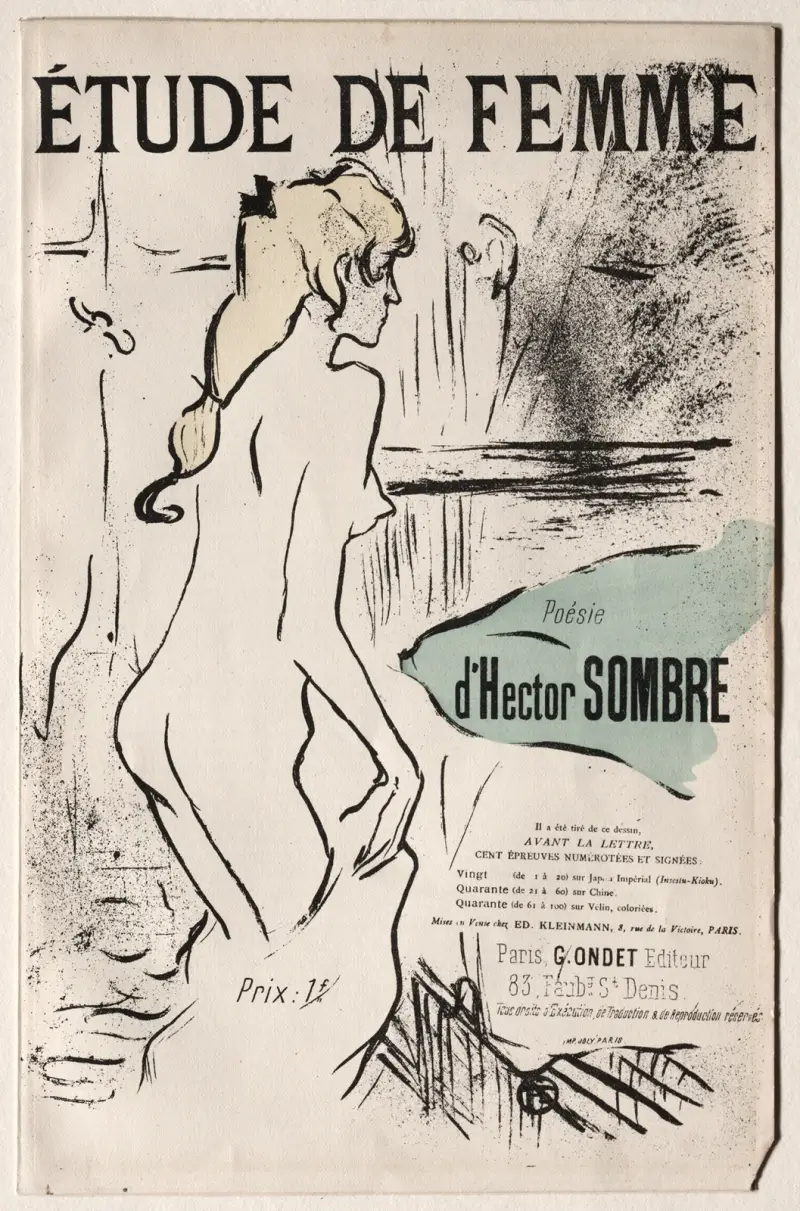 Étude de Femme av Henri de Toulouse-Lautrec