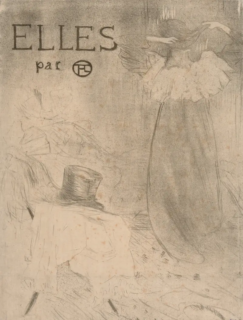 Frontispiece of Elles av Henri de Toulouse-Lautrec