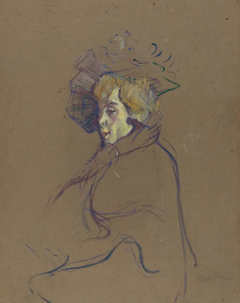 Jane Avril, 1892, Henri de Toulouse-Lautrec