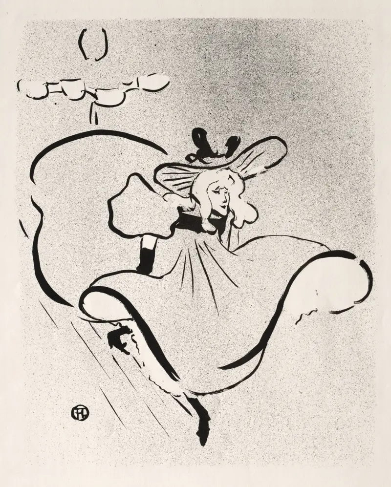 Jane Avril, 1893, Henri de Toulouse-Lautrec