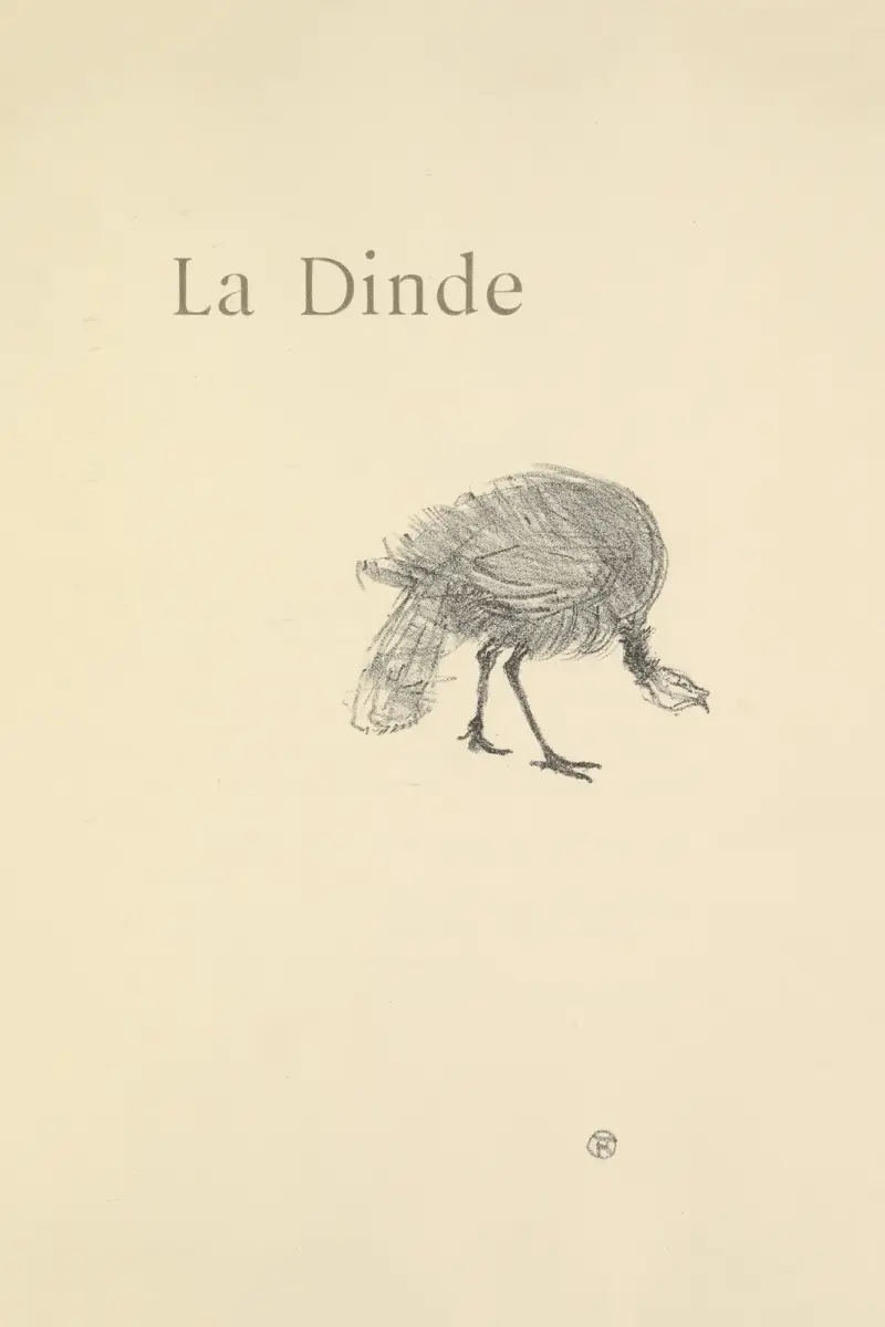 La Dinde, Henri de Toulouse-Lautrec