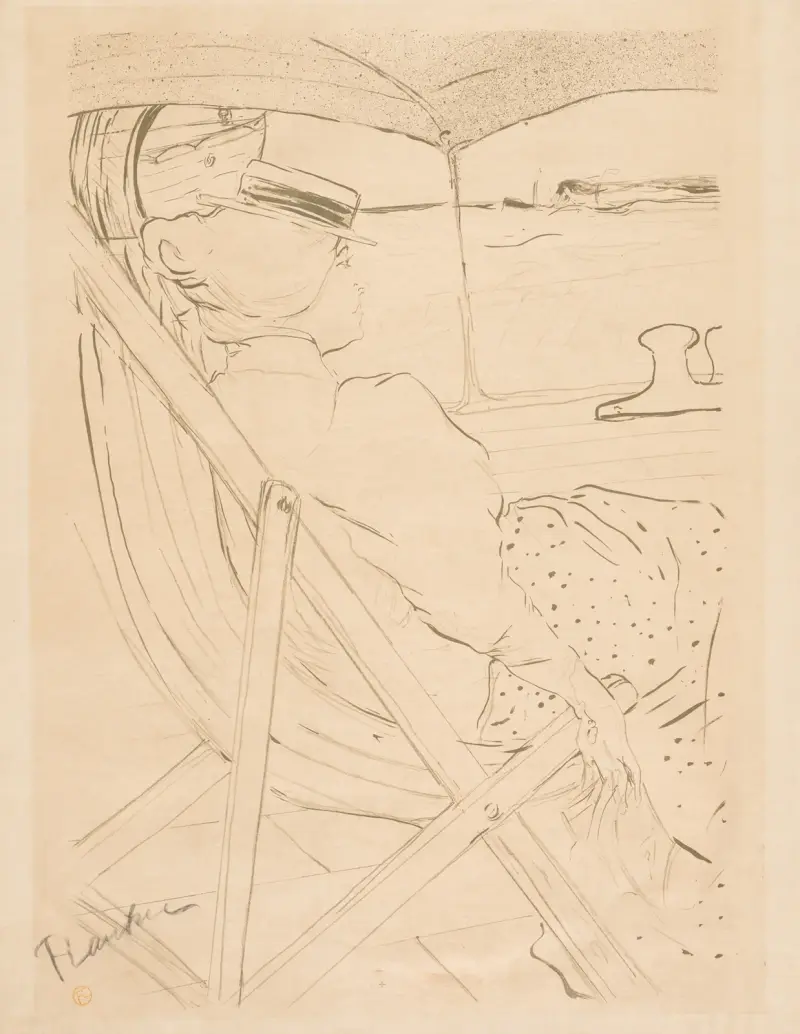 La Passagère du 54, 1896 – nr 1 av Henri de Toulouse-Lautrec