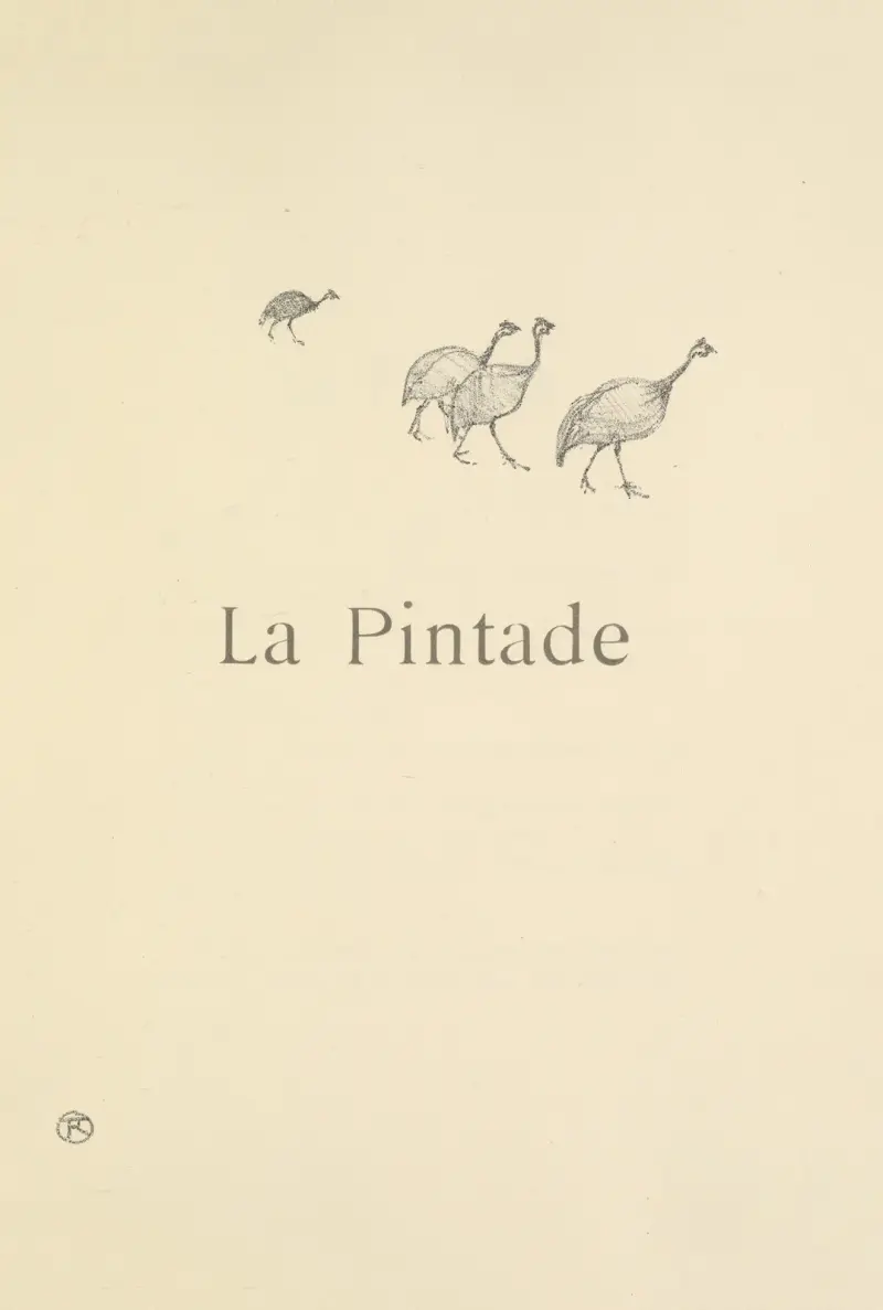 Das Perlhuhn von Henri de Toulouse-Lautrec