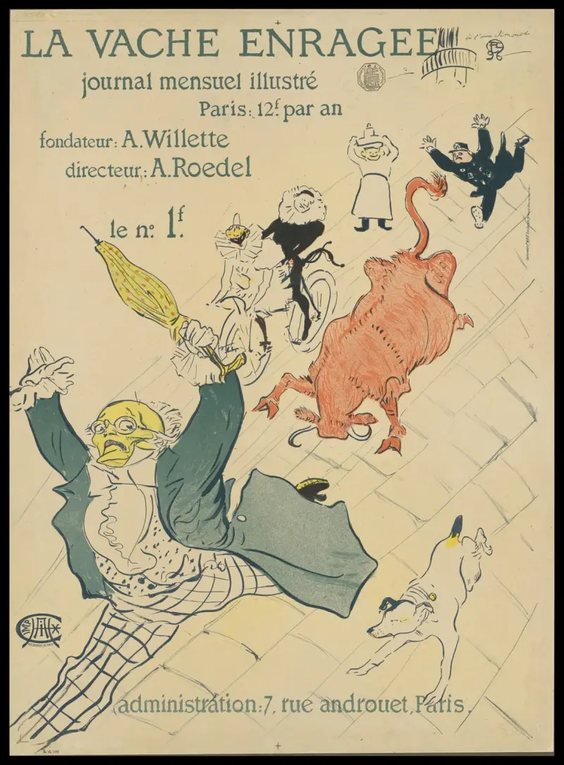 La vache enragée av Henri de Toulouse-Lautrec