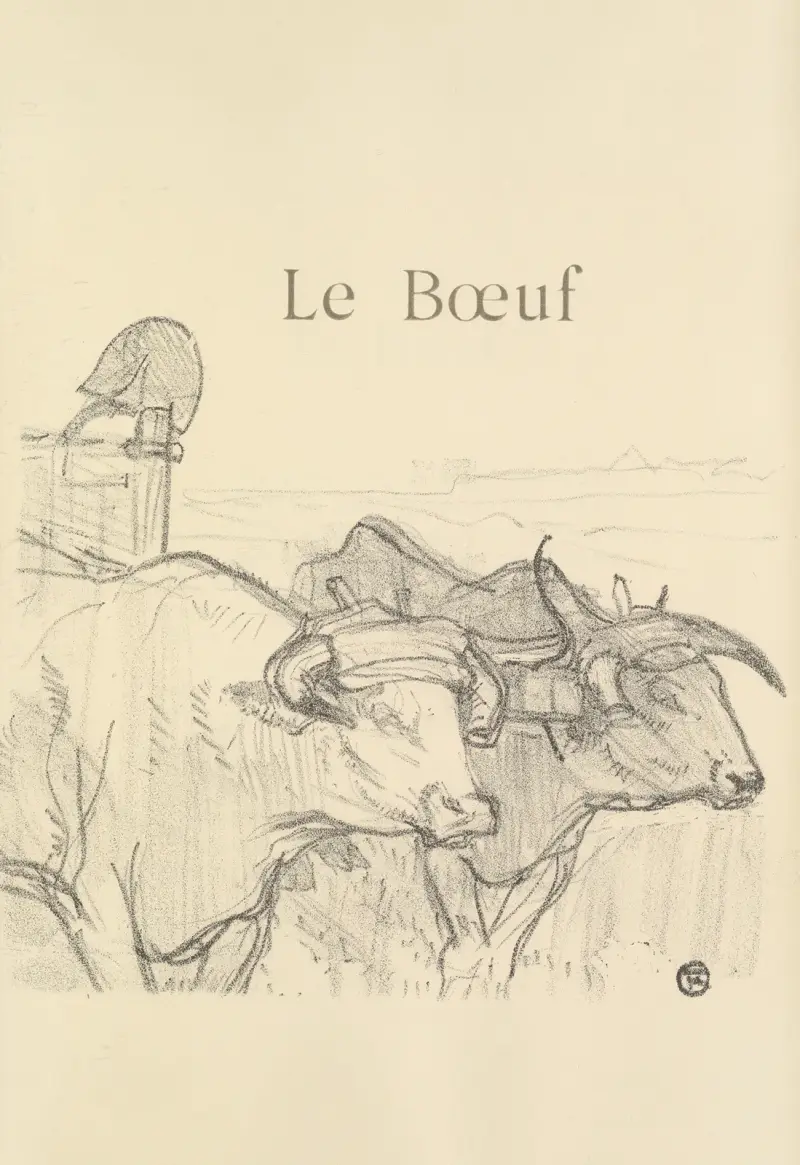 Le Bœuf von Henri de Toulouse-Lautrec