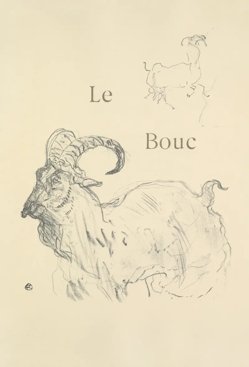 Der Bock von Henri de Toulouse-Lautrec