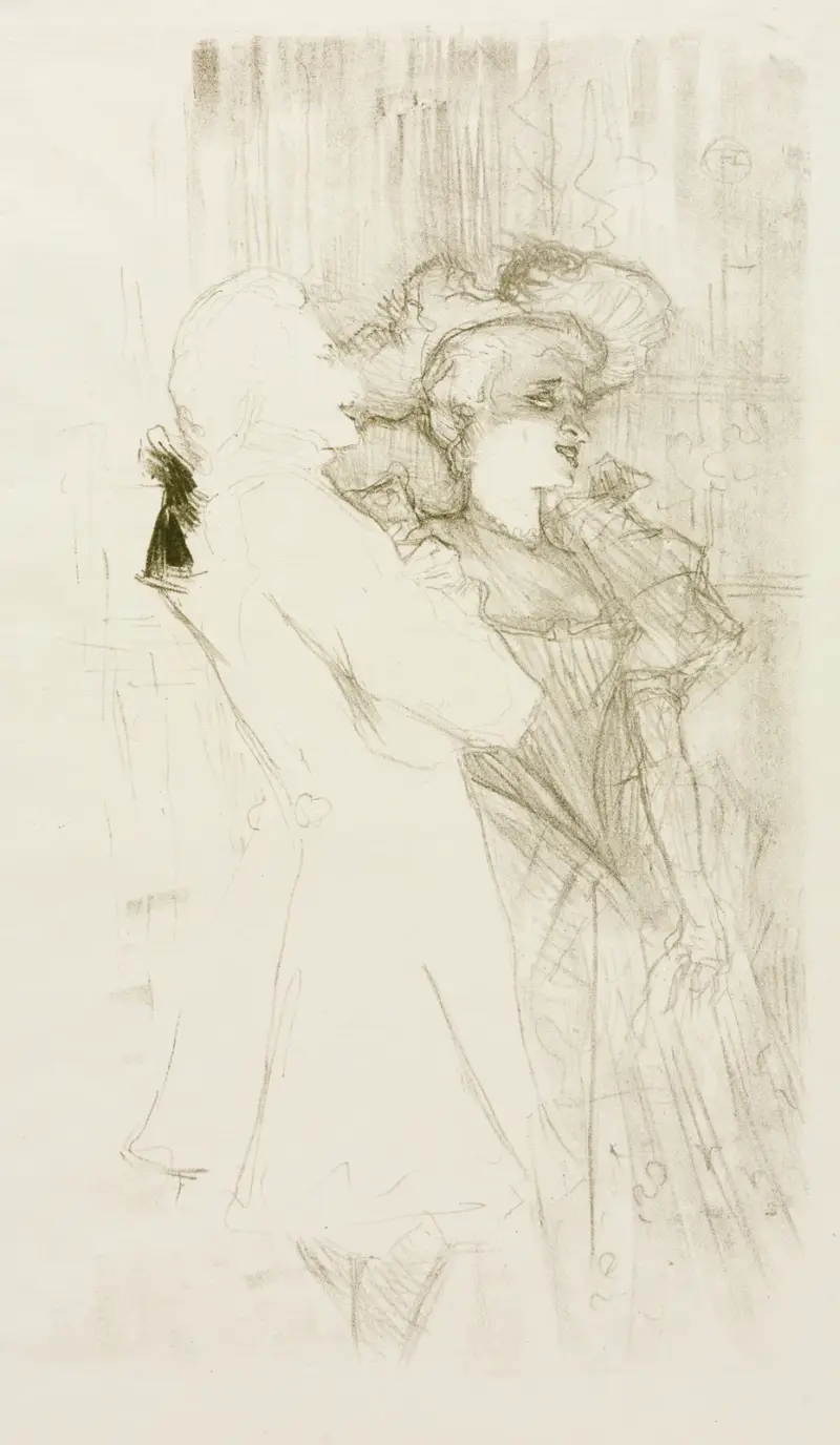 Lender and Auguez in “The Song of Fortune” av Henri de Toulouse-Lautrec