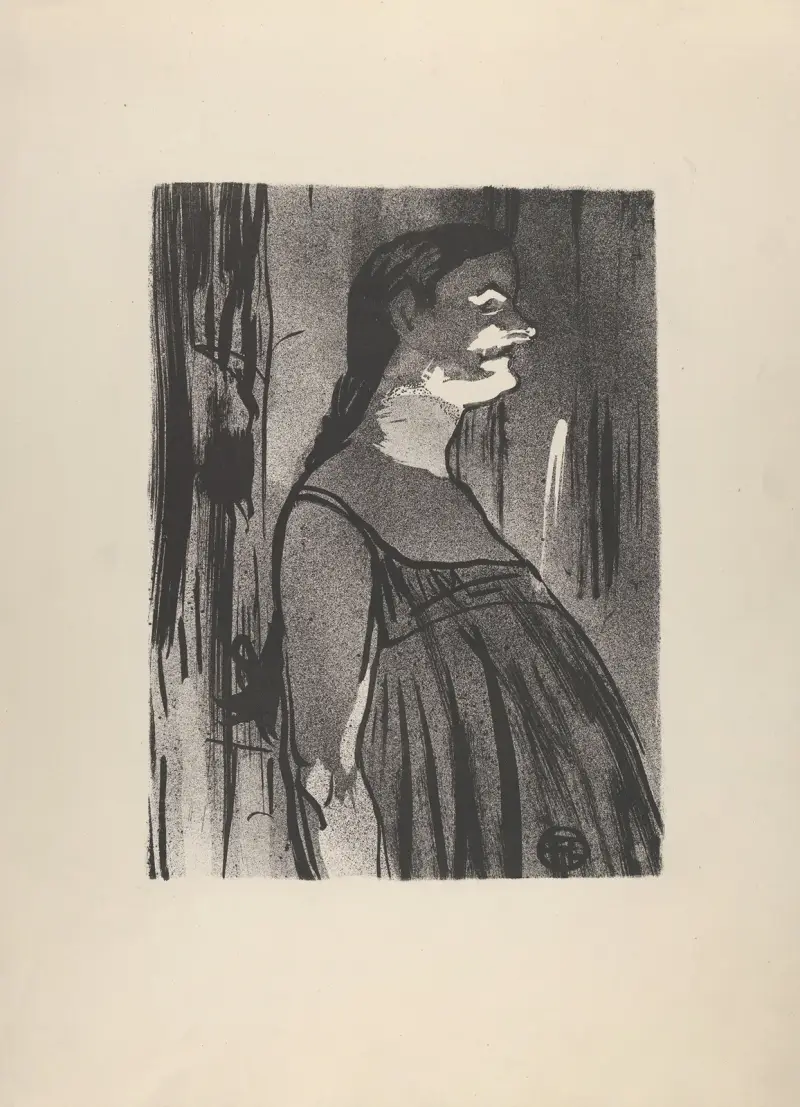 Madame Abdala. av Henri de Toulouse-Lautrec