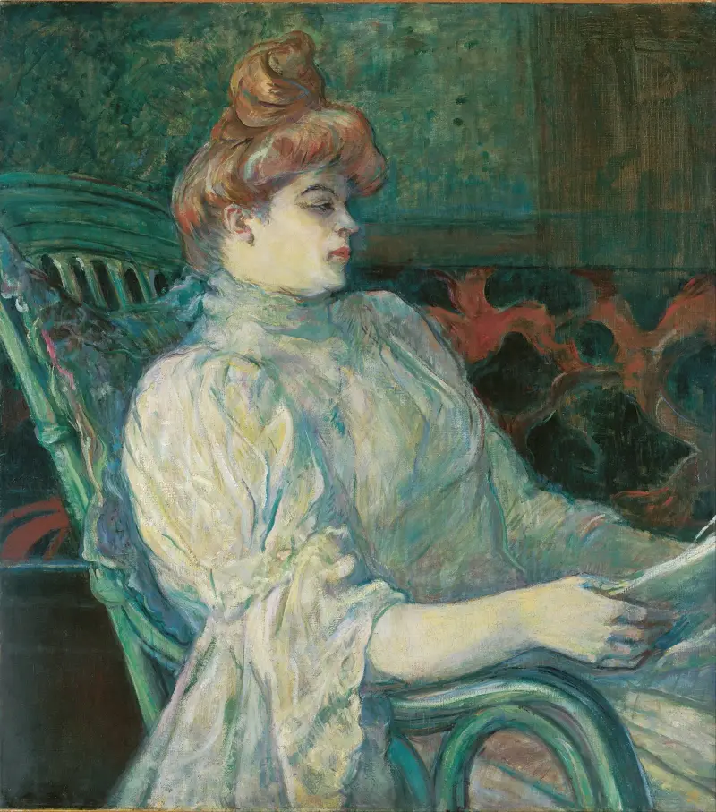 Madame Marthe X―Bordeaux av Henri de Toulouse-Lautrec