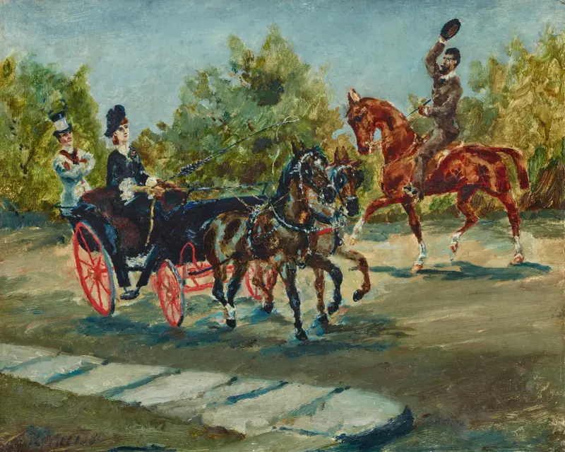 Nizza. Auf der Promenade des Anglais von Henri de Toulouse-Lautrec