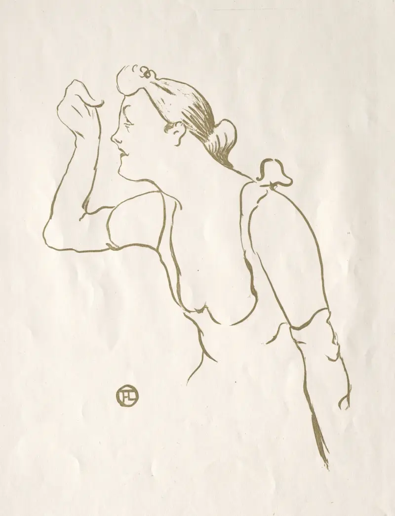 Paula Brébion, 1893 – Nr. 1 von Henri de Toulouse-Lautrec
