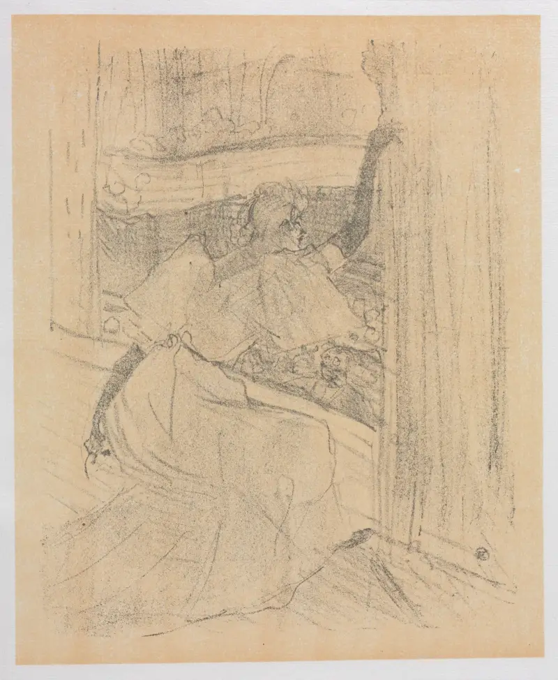 Saluant le public av Henri de Toulouse-Lautrec