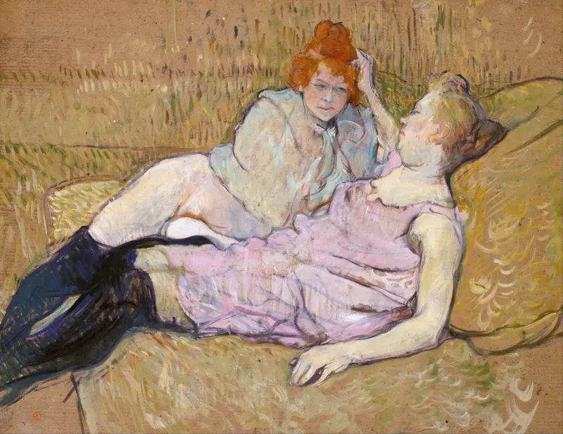 Sofa, Henri de Toulouse-Lautrec