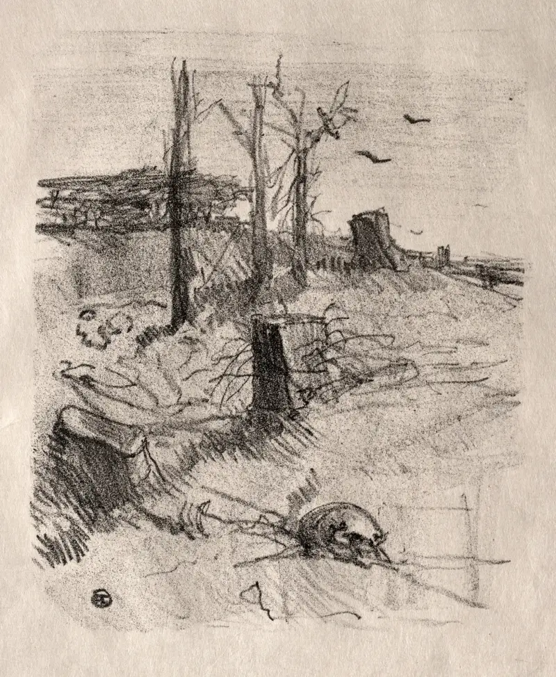 Un Cimetière en Galicie av Henri de Toulouse-Lautrec