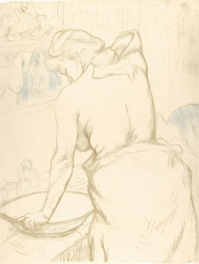 Mycie, 1896 – Nr. 3, Henri de Toulouse-Lautrec