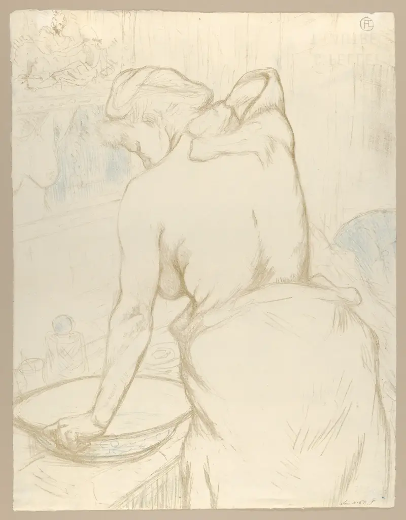 Die Wäsche, 1896 – Nr. 1 von Henri de Toulouse-Lautrec