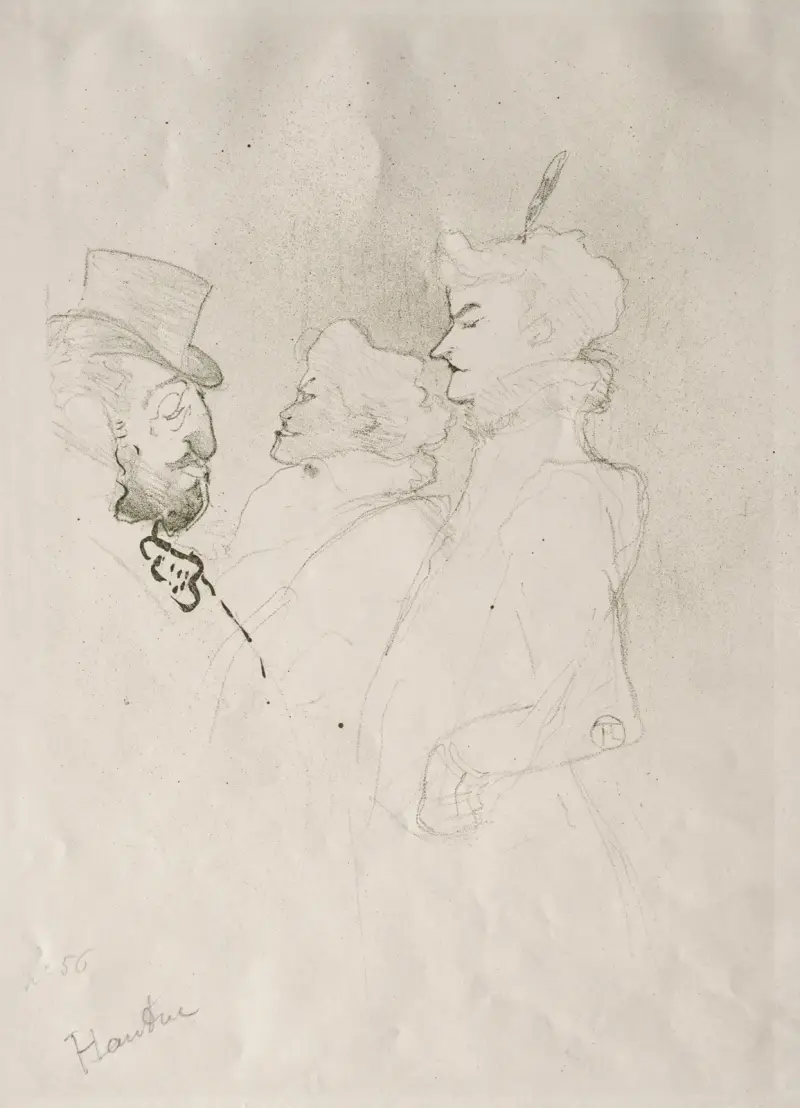 Why Not; Once Does Not Constitute a Habit av Henri de Toulouse-Lautrec