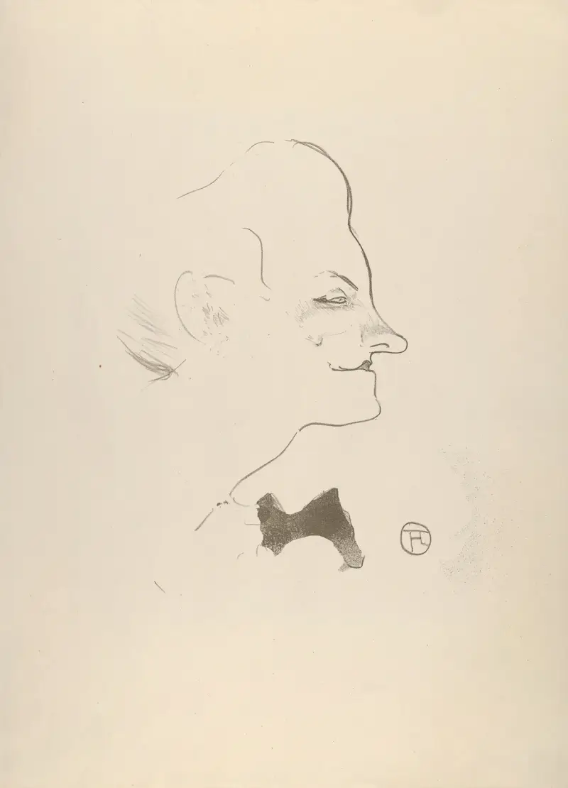 Yvette Guilbert, 1893, Henri de Toulouse-Lautrec