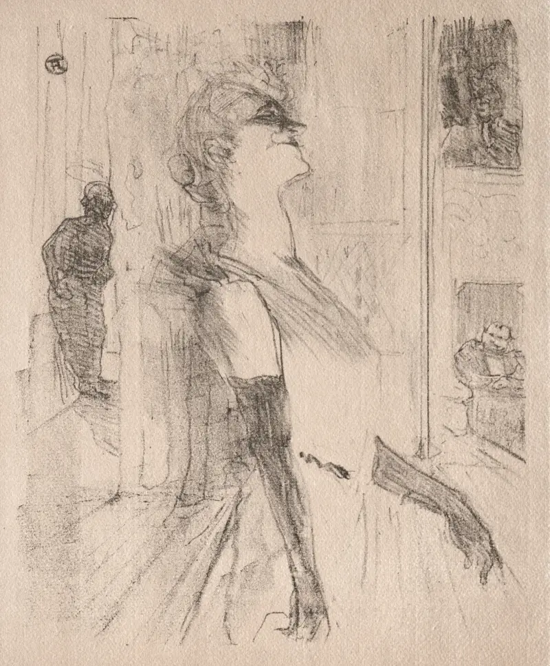 Yvette Guilbert: Sur la scène av Henri de Toulouse-Lautrec