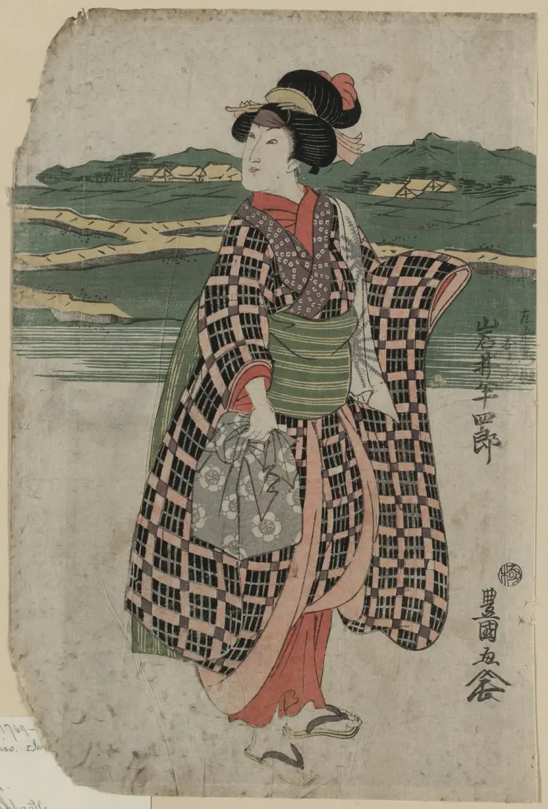 Iwai Hanshirō no Sagoemon musume Oyone av Toyokuni Utagawa