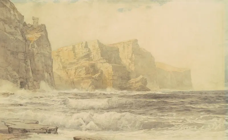 Baldart Castle, Kilkee, County Clare, Ireland av William Trost Richards