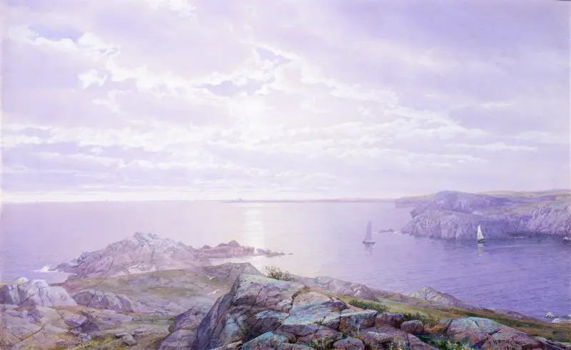 Skalnatá zátoka, William Trost Richards