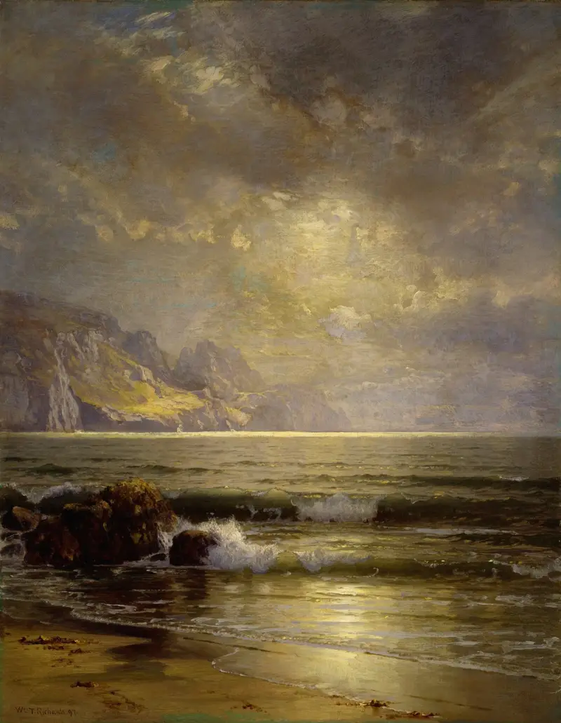 Kustlandskap, 1897, William Trost Richards