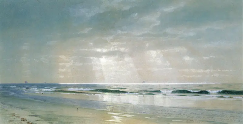 Fale przybrzeżne, William Trost Richards