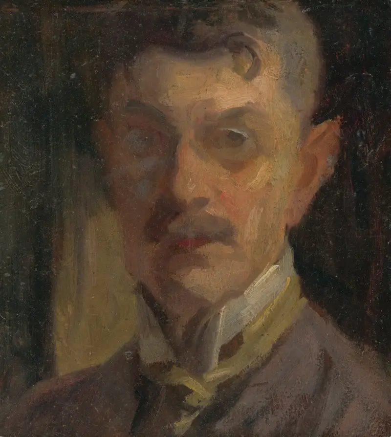 Autoportrét, 1915, Ľudovít Pitthordt
