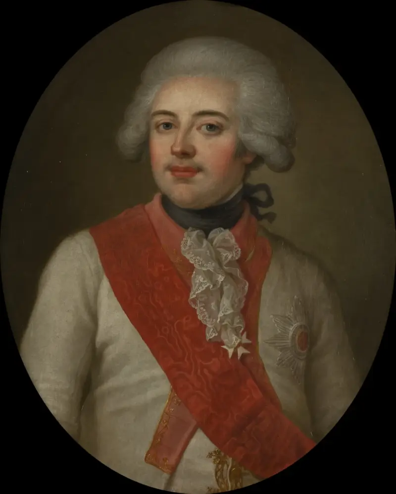 Porträtt av hertig Ferdinand Fredrik August av Württemberg av Ulrika Pasch