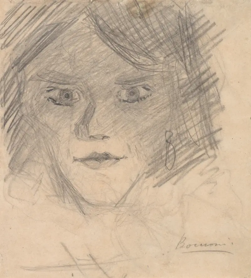 Studie k 'Modernímu idolu', Umberto Boccioni
