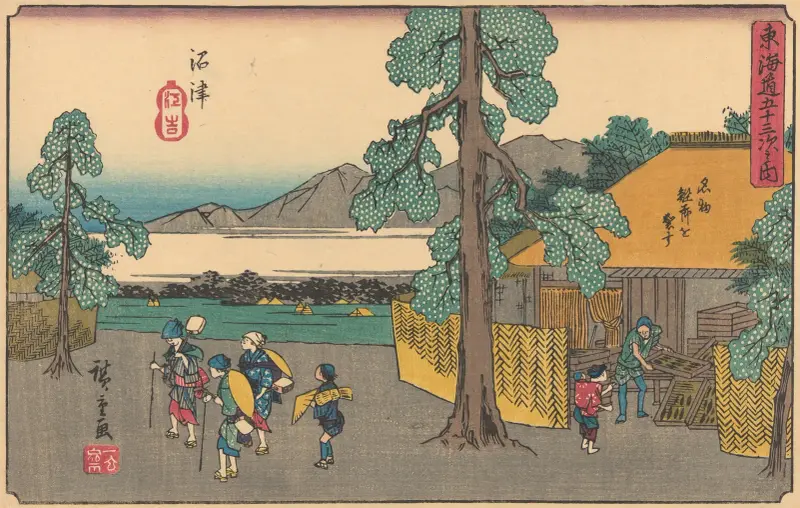 Numazu, 1841, Utagawa Hiroshige
