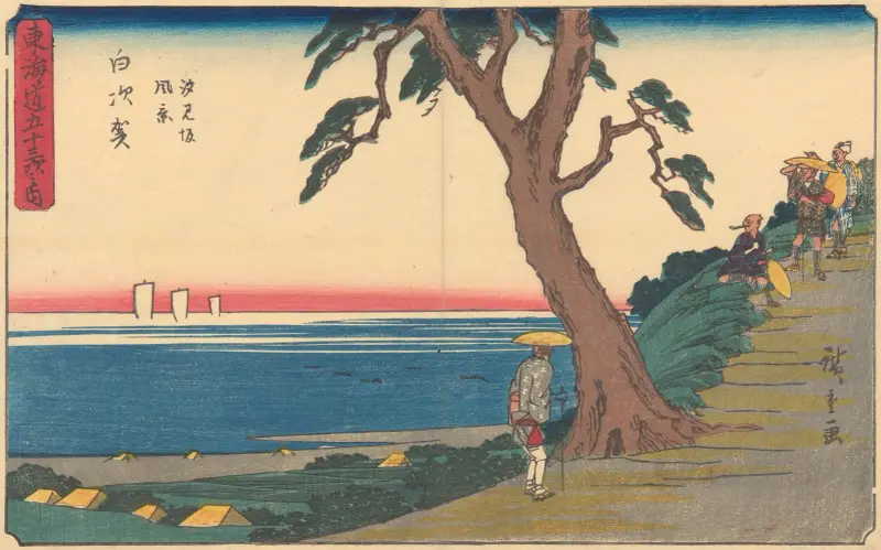 Shirasuka, 1841 von Utagawa Hiroshige