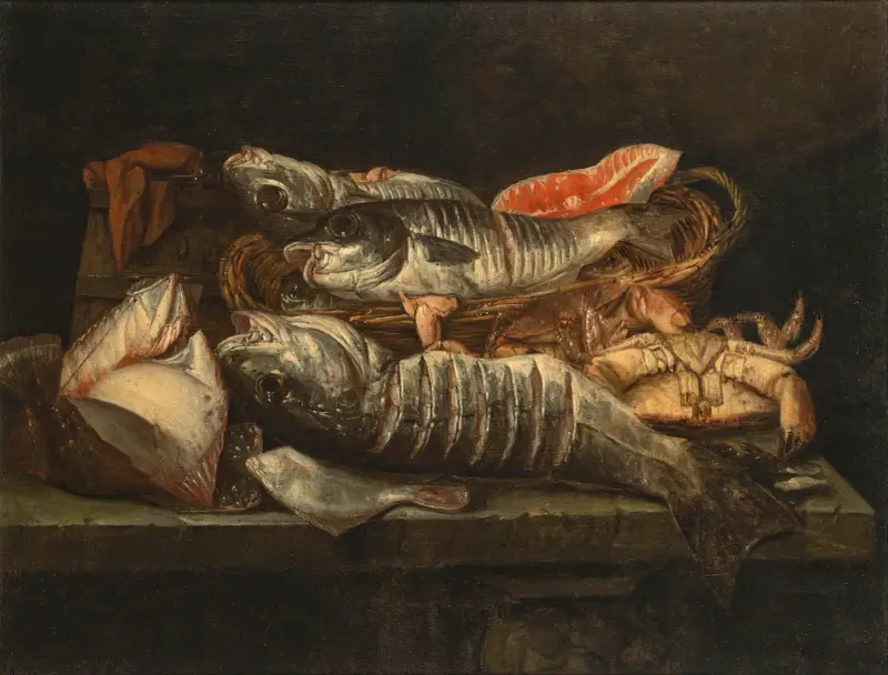 Ryby i skorupiaki, Abraham van Beyeren