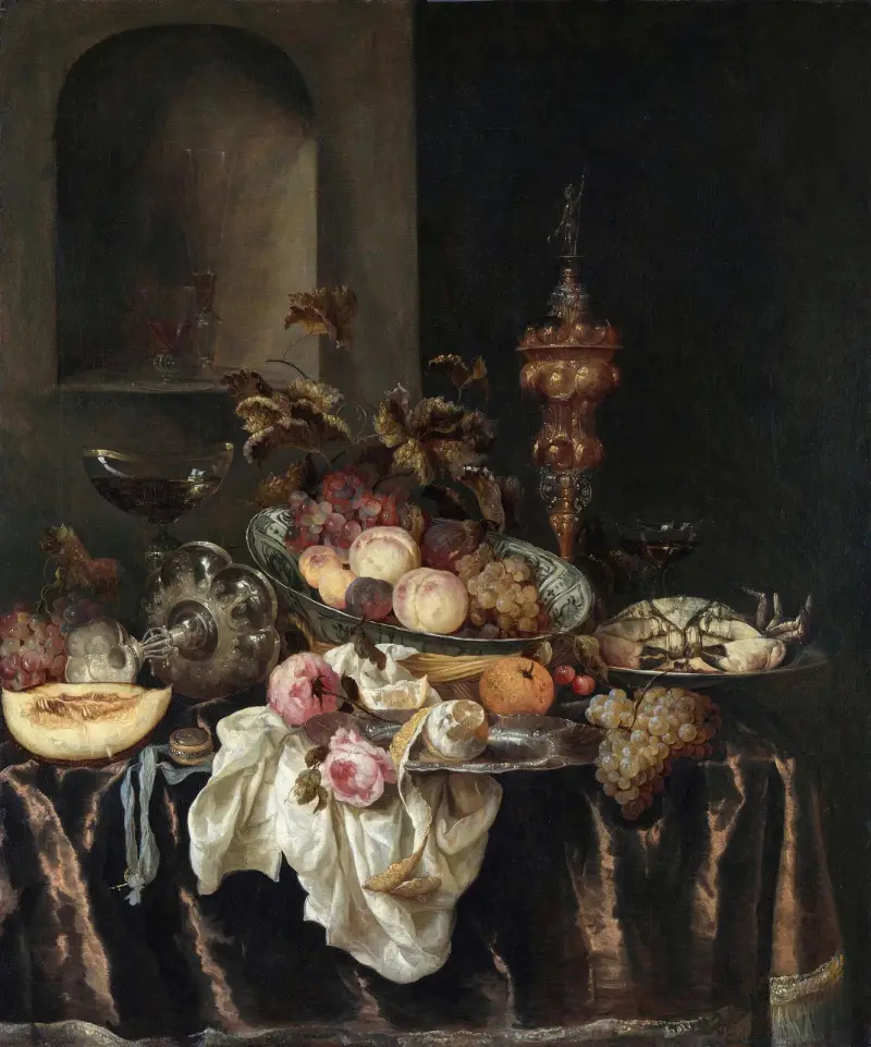 Zátiší, 1640, Abraham van Beyeren
