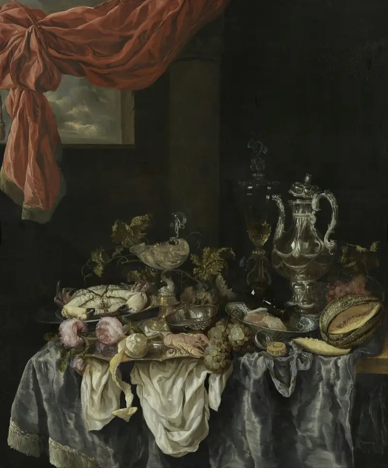 Nádherné zátiší, 1654, Abraham van Beyeren