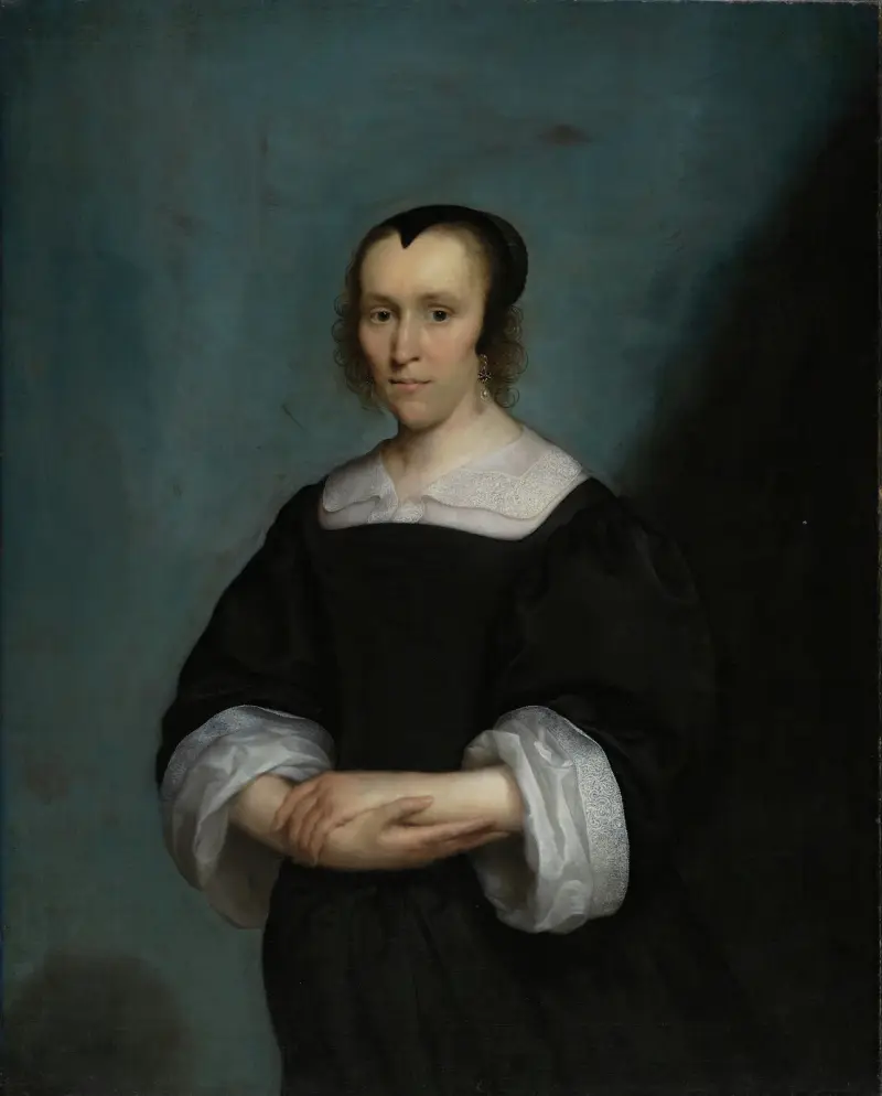 Portrait of a Woman, 1655 av Cornelis Jonson van Ceulen