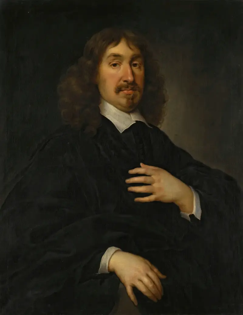 Porträtt av John Hamilton, 1:e lord Bargany (d. 1658) av Cornelis Jonson van Ceulen