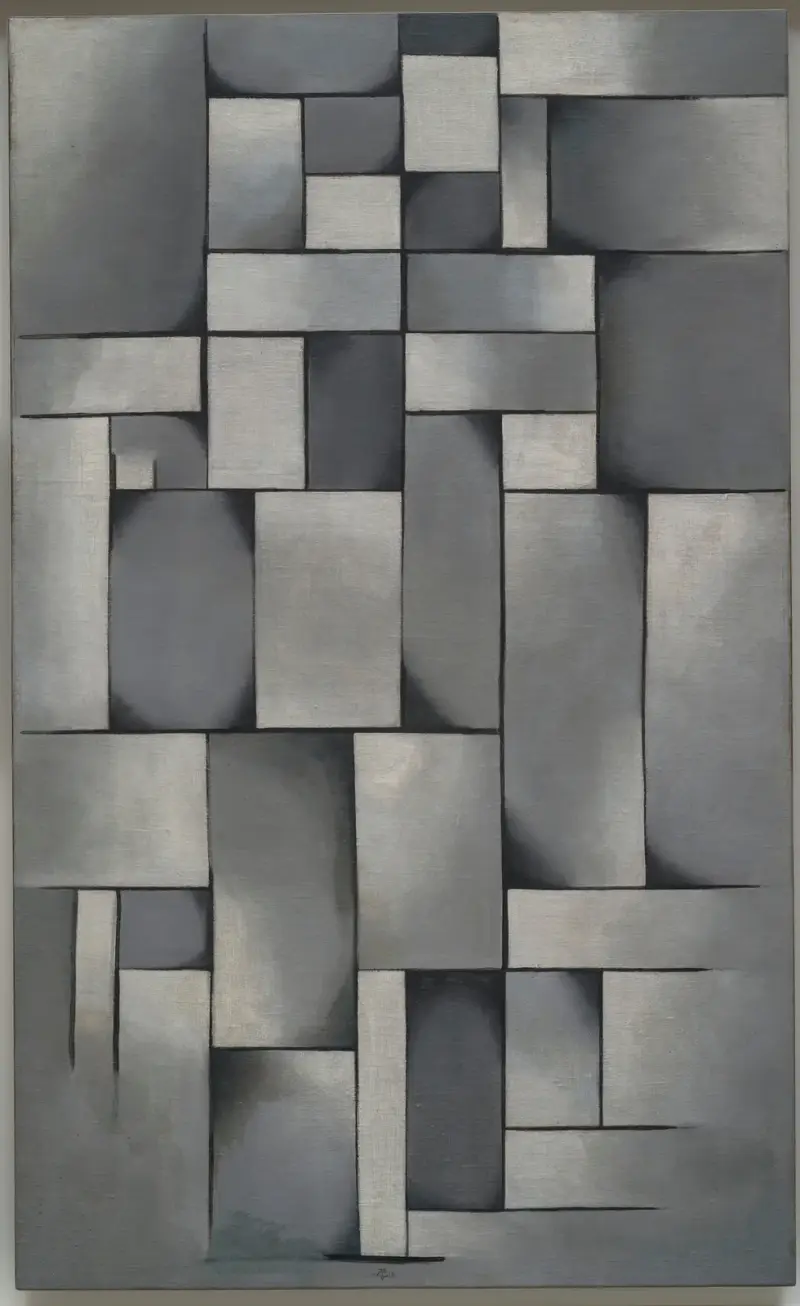 Komposition in Grau (Rag-time) von Theo van Doesburg