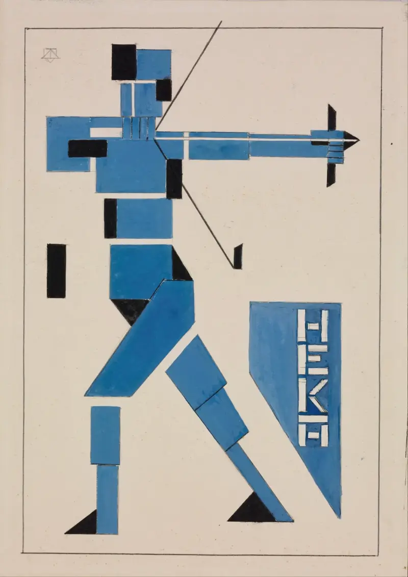 Entwurf für ein Plakat, 1919 von Theo van Doesburg