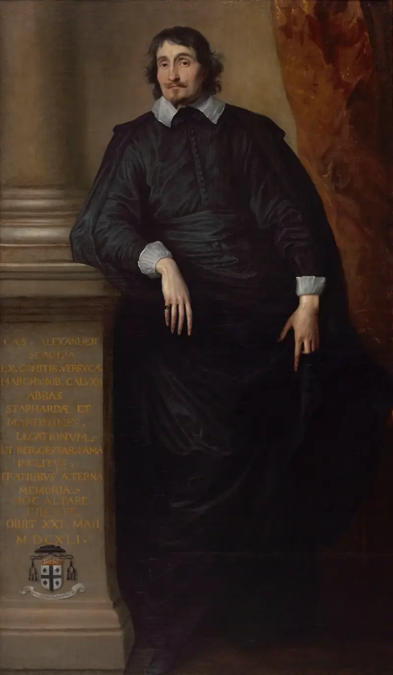Cesare Alessandro Scaglia di Verrua, Abbé of Staffarda and Mandanici av Anthony van Dyck