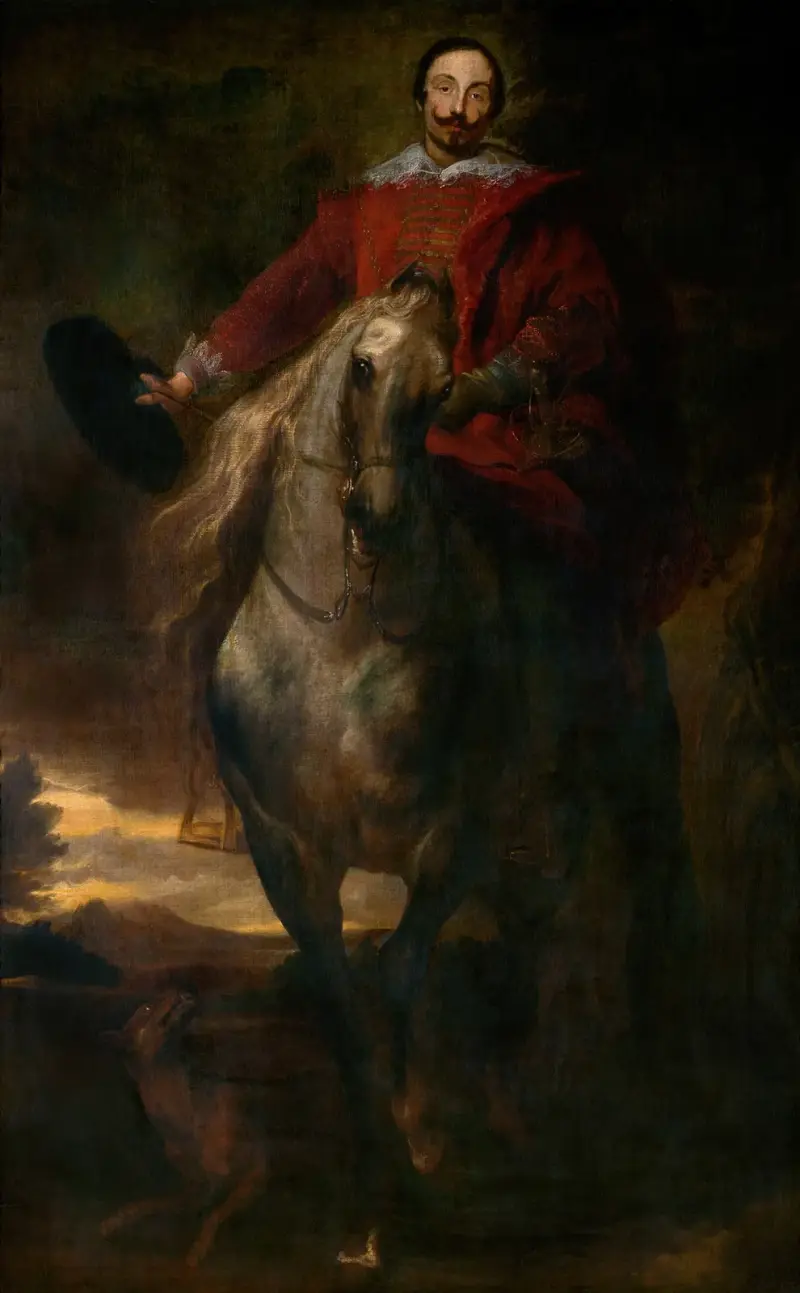 Jezdecký portrét, Anthony van Dyck