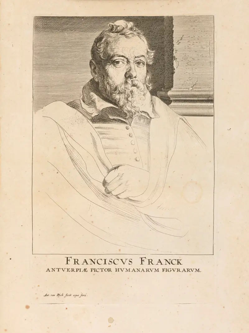 Frans Francken the Younger av Anthony van Dyck