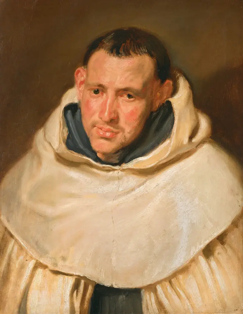 Portrait of a Carmelite monk av Anthony van Dyck